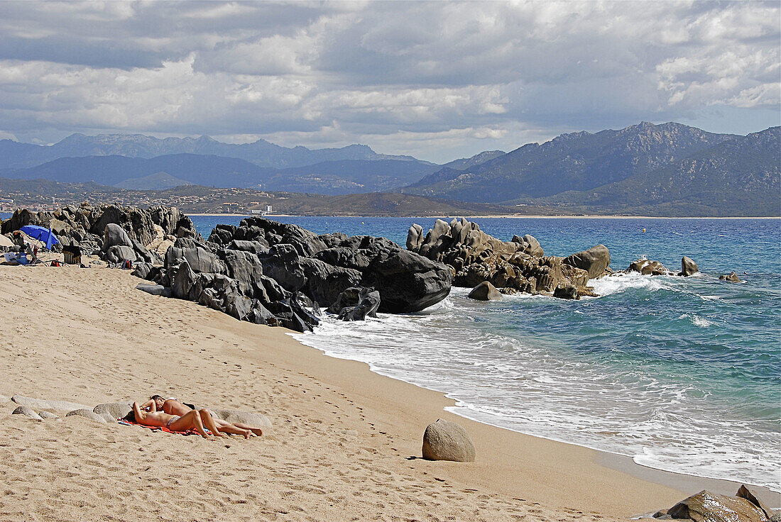 Olmeto beach. Corse-du-Sud, France