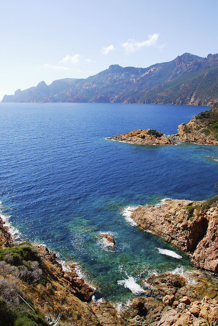 Girolata, Gulf of Porto. Corse-du-Sud, Corsica, France