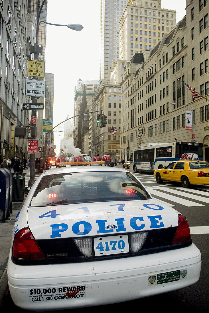 New York, 5th Avenue, Police