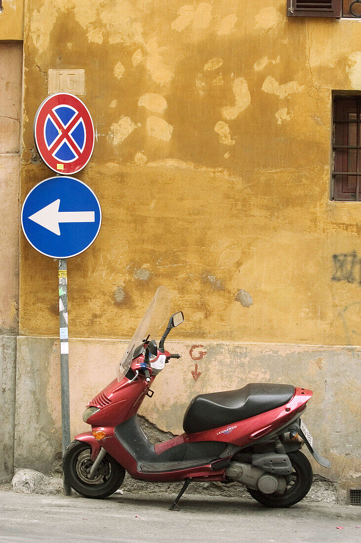 Moped in Florence, Italy