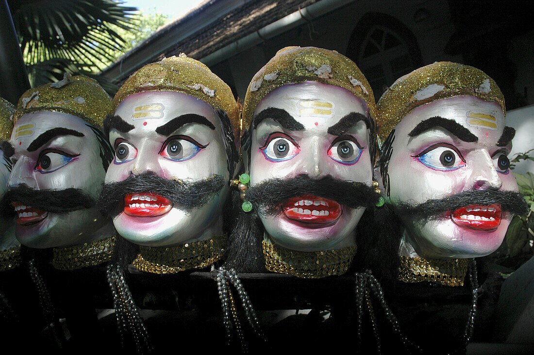 Panjim Goa, India, papier mache puppet during the Shigmotsav feast