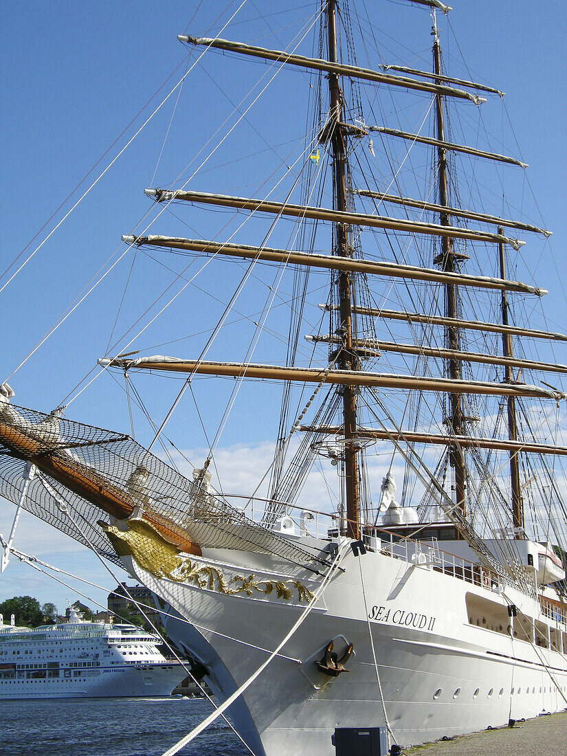 The sailship Sea Clouds. Sweden.