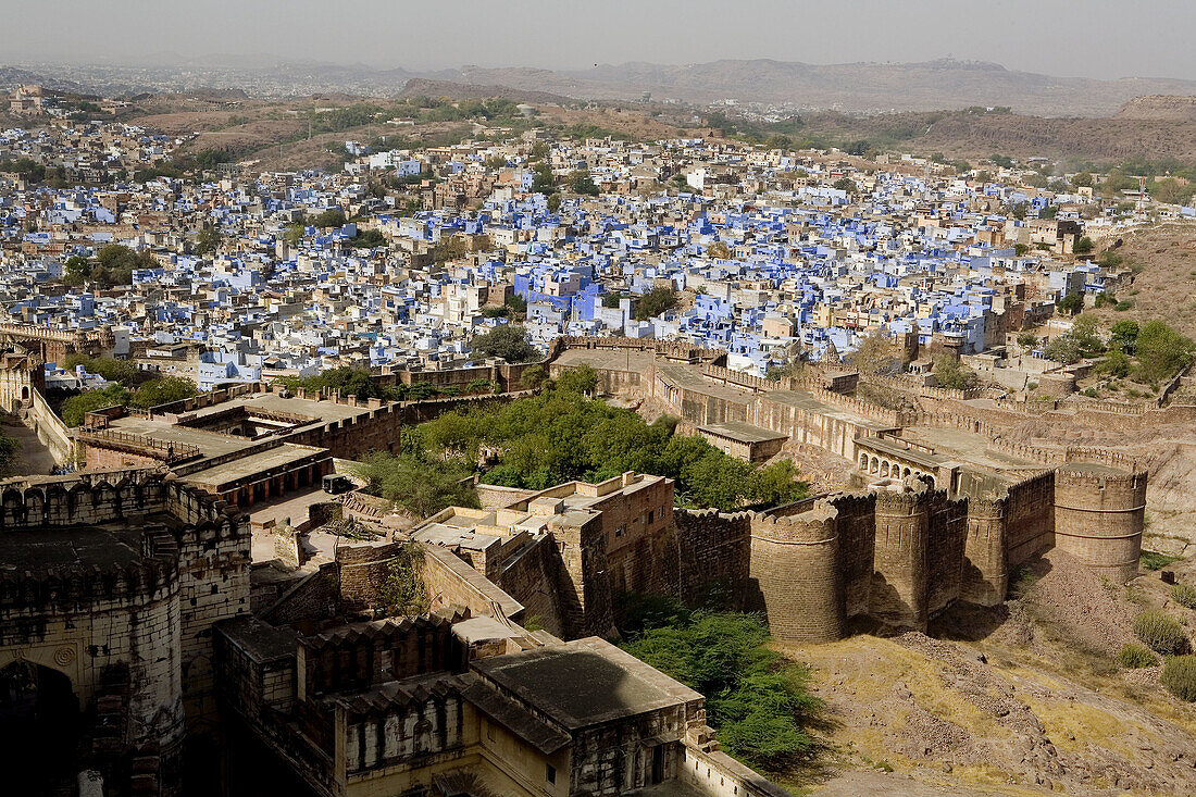 View from Mehrangarh Fort, Jodhpur, Rajasthan, India