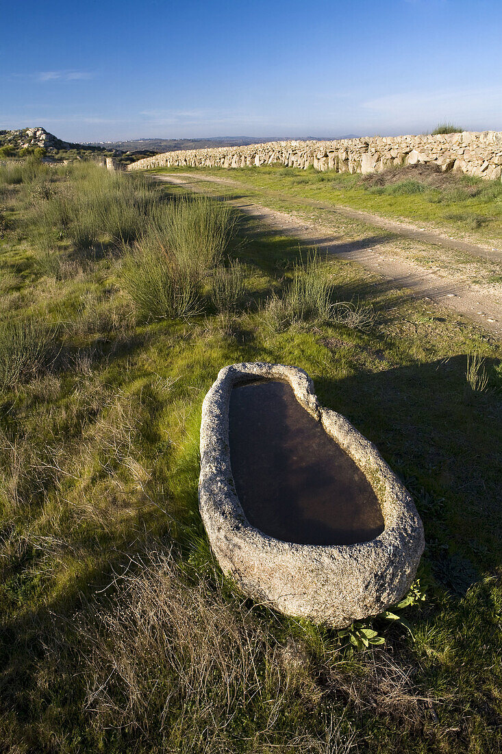 Watering place. Mieza, Arribes del Duero natural Park, Salamanca province. Castile-Leon. Spain
