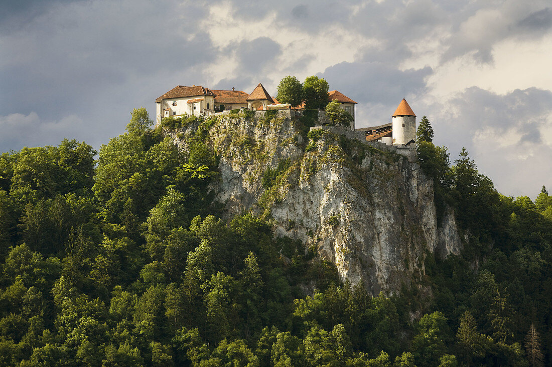 Bled Castle, the eleventh century, Bled, Slovenia, Europe.