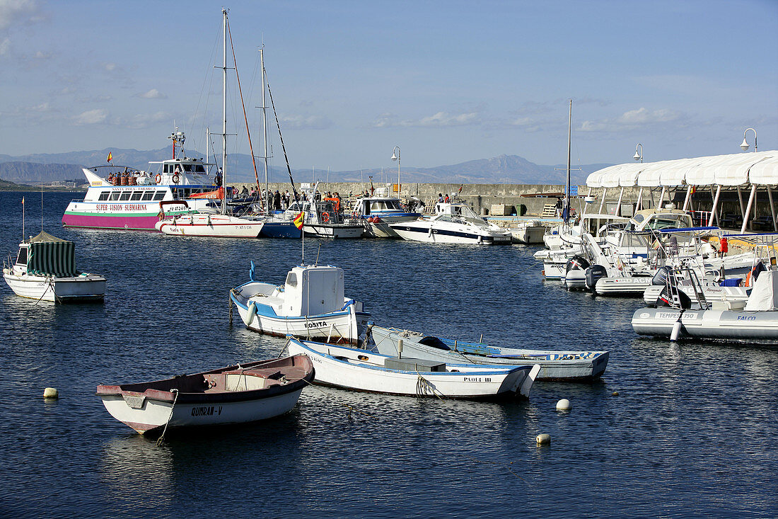 Hafen der Insel Tabanca in Alicante, Spanien