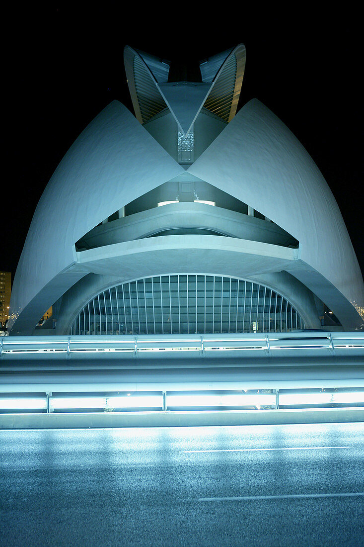 CAC, Valencia in the blue night