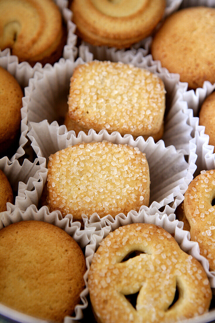 Butter and sugar cookies