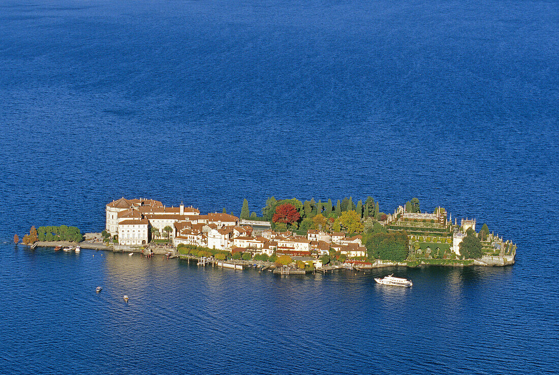 View at Isola Bella, Borromean island, Lago Maggiore, Piedmont, Italy, Europe