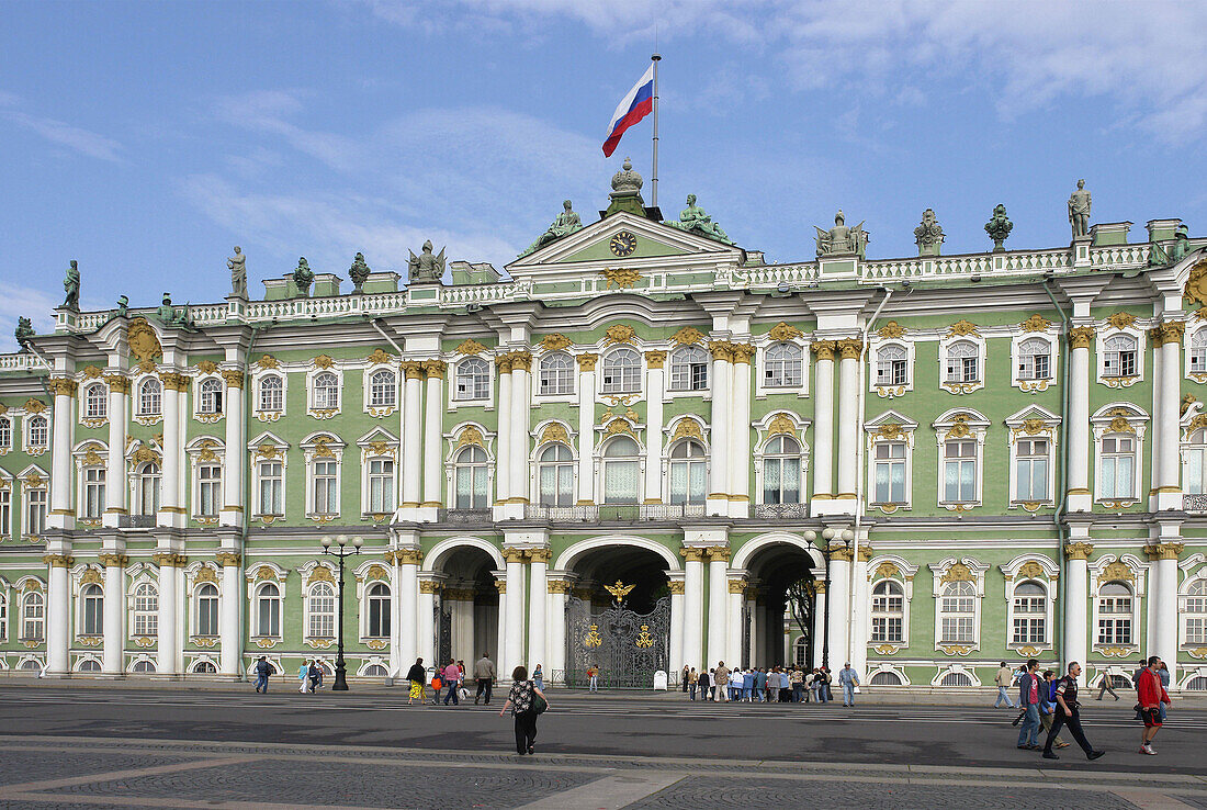 RUSSIA  The Hermitage Art Gallery, housed in the Winter Palace, Saint Petersburg