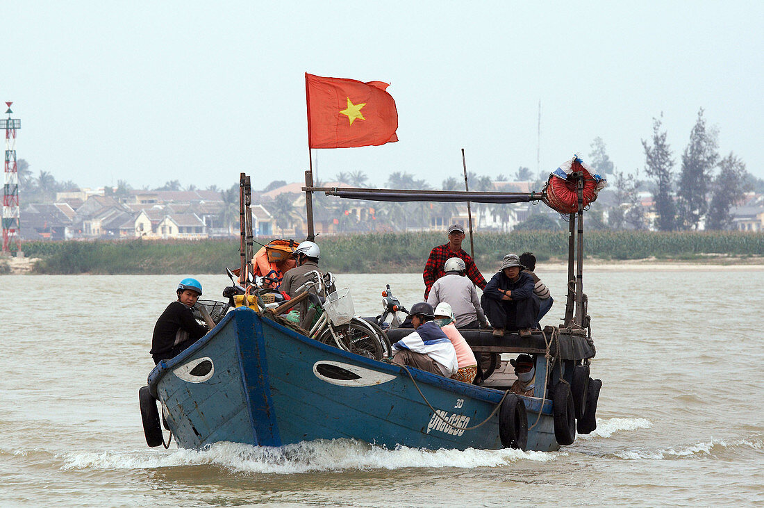 Vietnam  Ferry boat, Hoi An