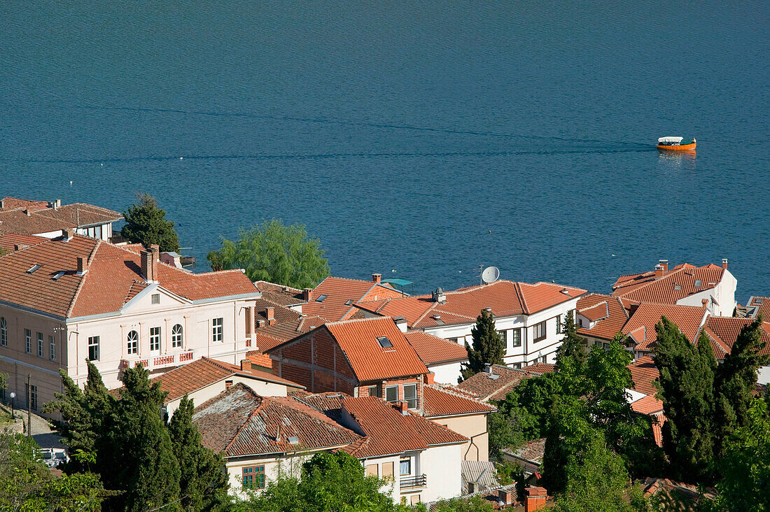 Macedonia. Ohrid. Buildings of Ohrid Old Town