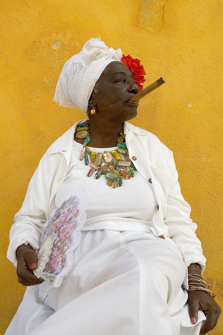 Woman with cigar, Havana, Cuba