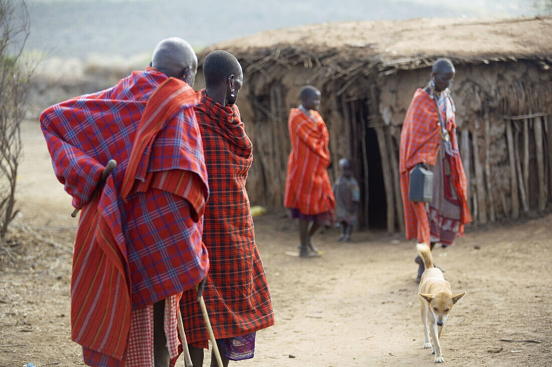 Maasai people. Masai Mara, Kenya, Africa