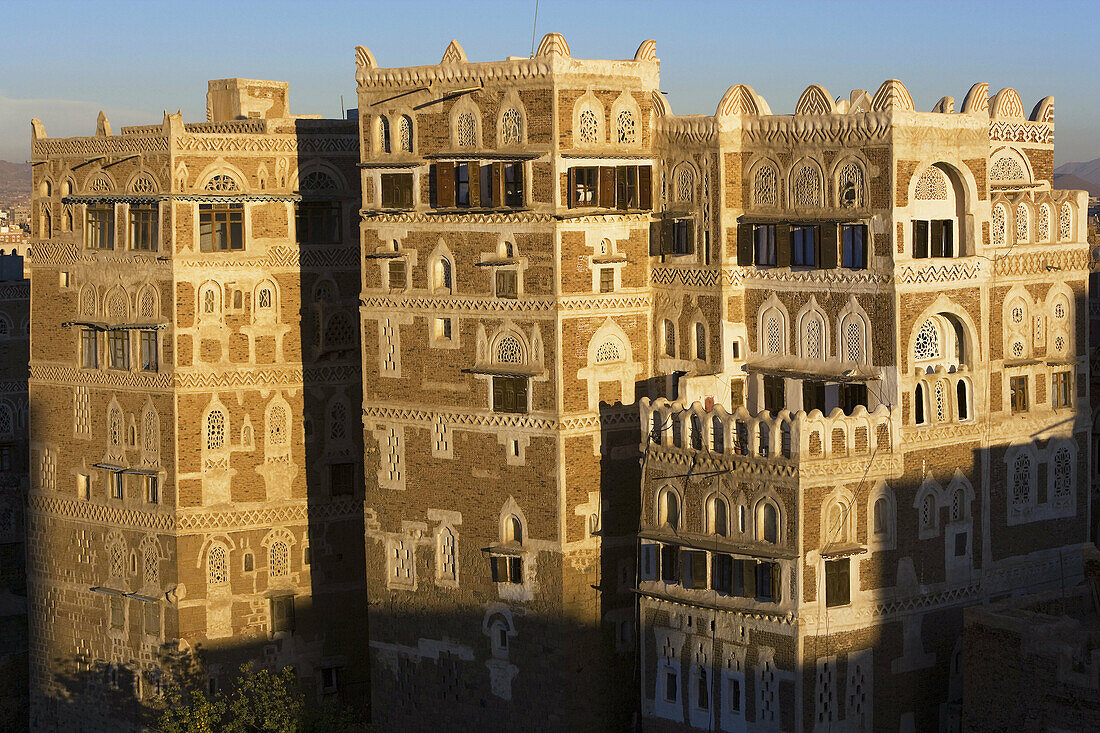Buildings in Sana, Yemen