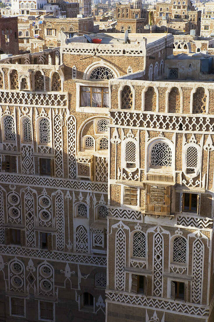 Buildings in Sana, Yemen