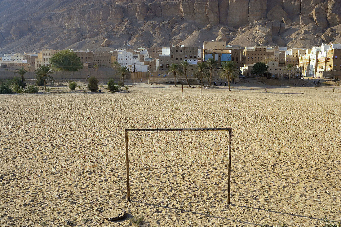 Football pitch, Wadi Hadhramawt, Yemen