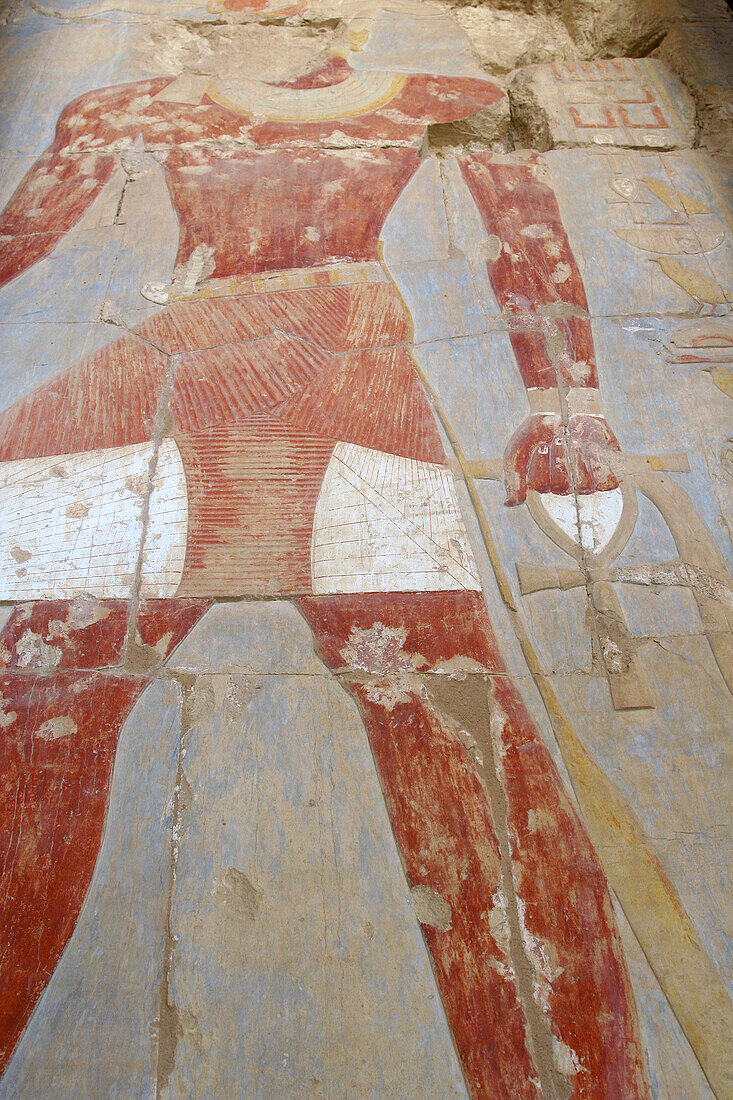 Relief in Temple of Queen Hatshepsut Deir el-Bahri Egypt