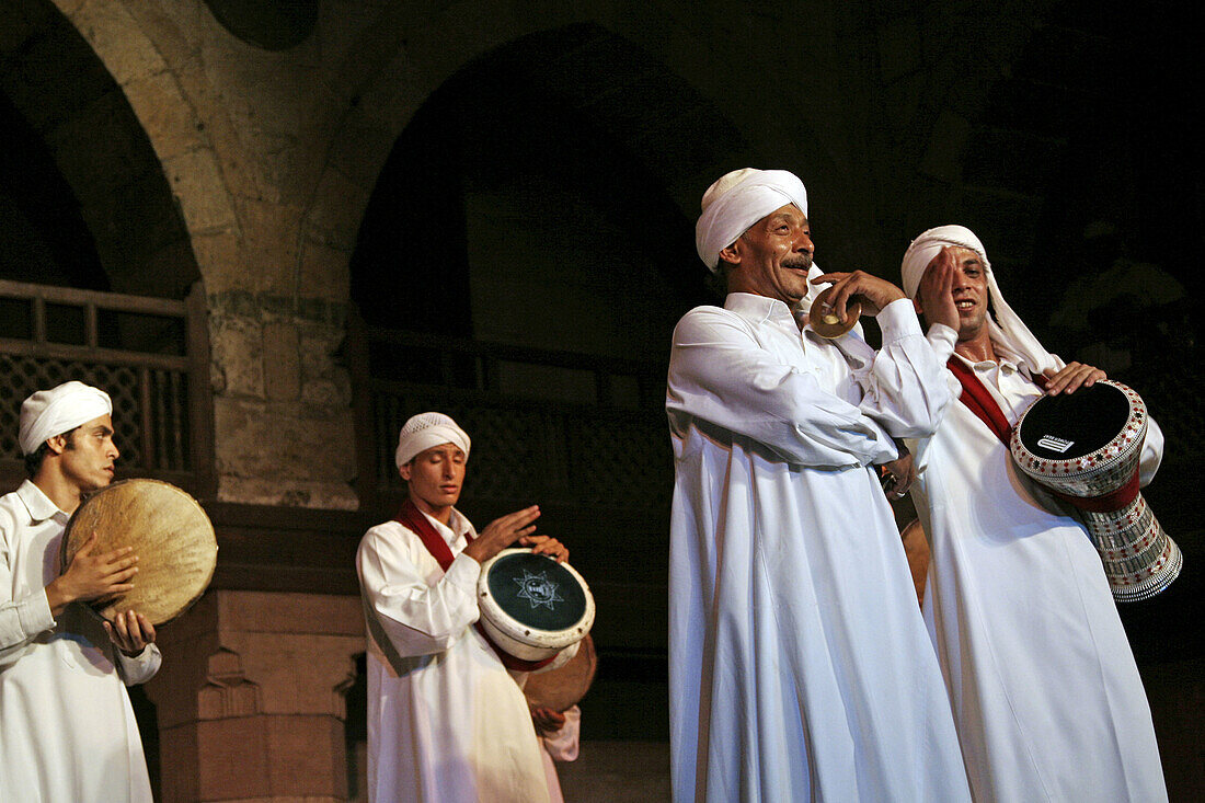 traditional dance and music of the ancient sufi tradition, Cairo, Egypt