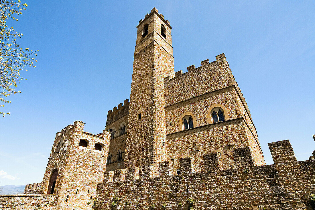 Castle of Counts Guidi, Poppi, Casentino, Arezzo, Tuscany, Italy