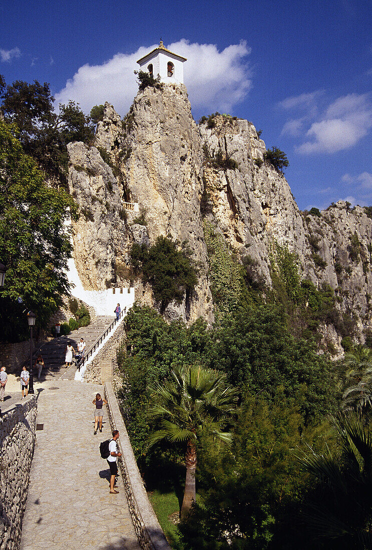 Guadalest. Provinz Alicante, Comunidad Valenciana, Spanien