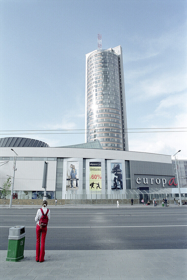 Europa Shopping Center, skyscaper, Vilnius, Lithuania