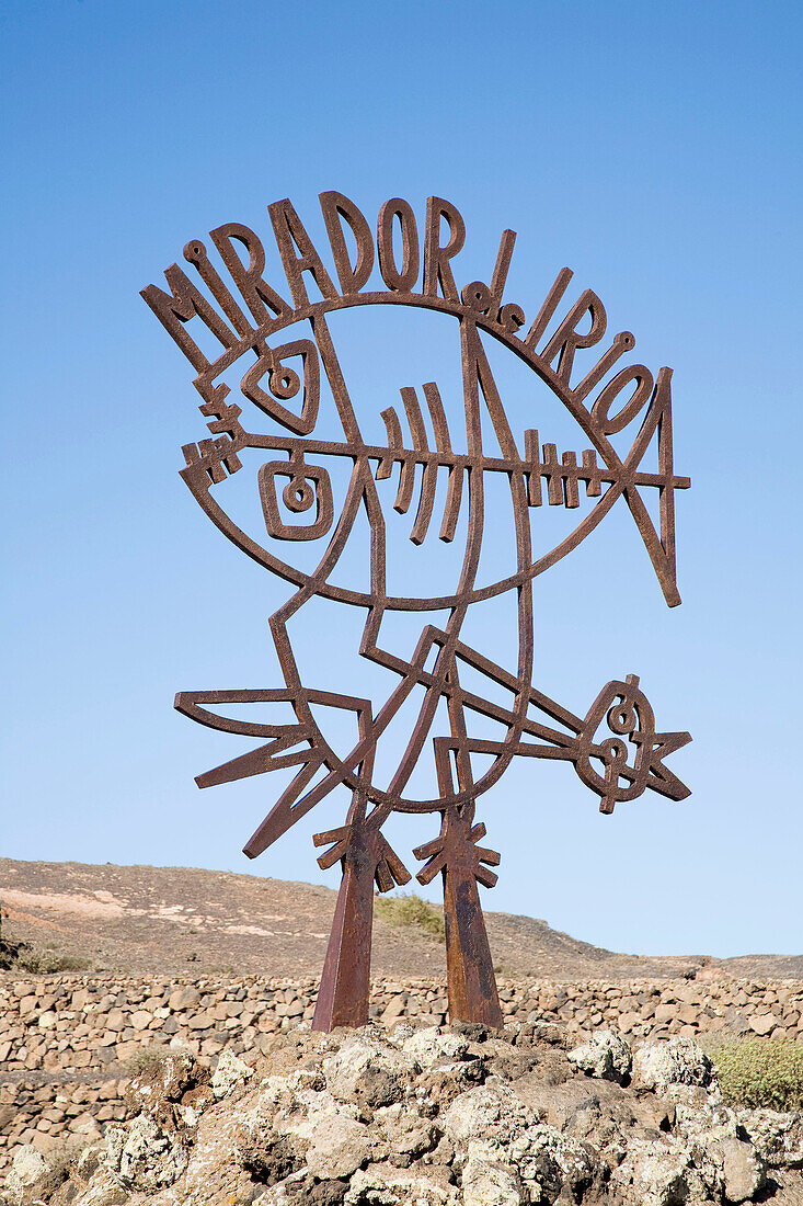 Spain, Canary Islands, Lanzarote, Mirador del Río by César Manrique