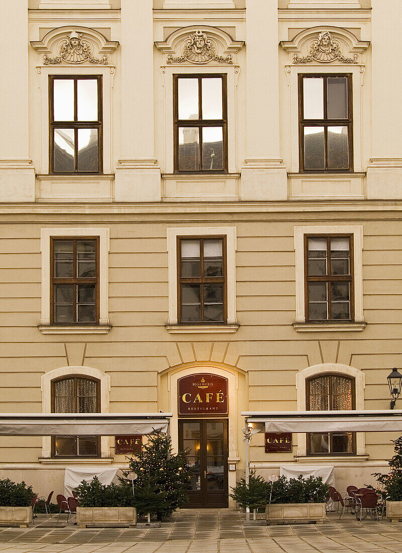 Café Restaurant. Vienna. Austria.