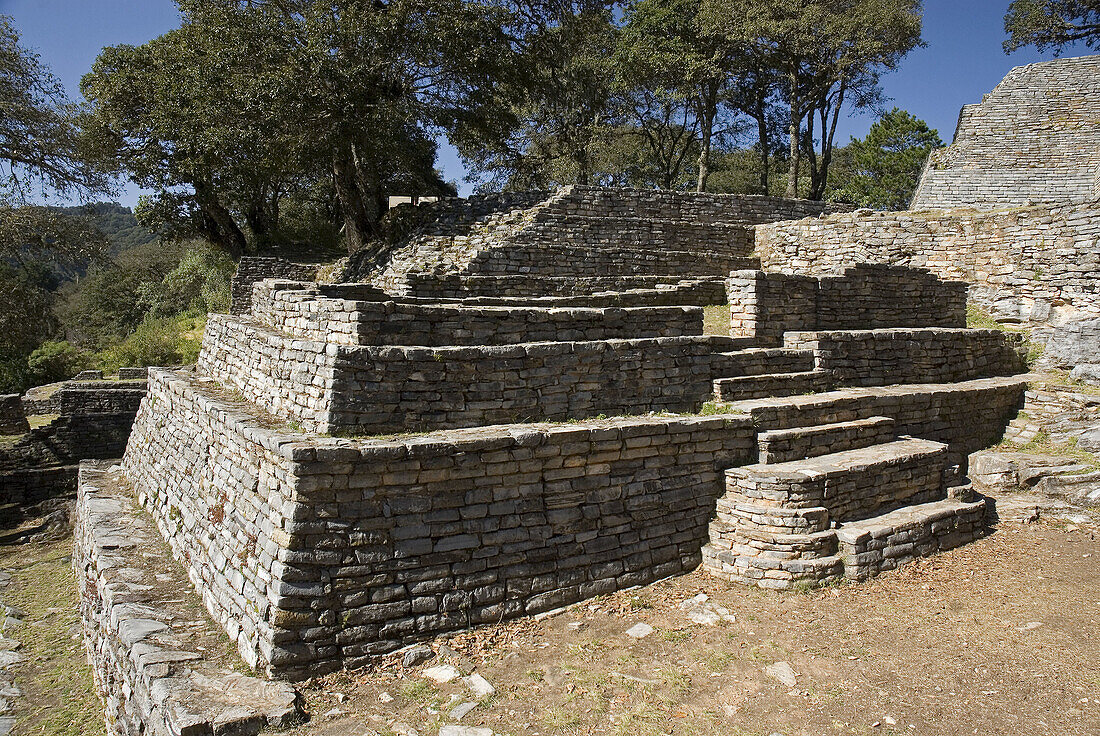 Archeological site, Ranas, Querétaro, Mexico