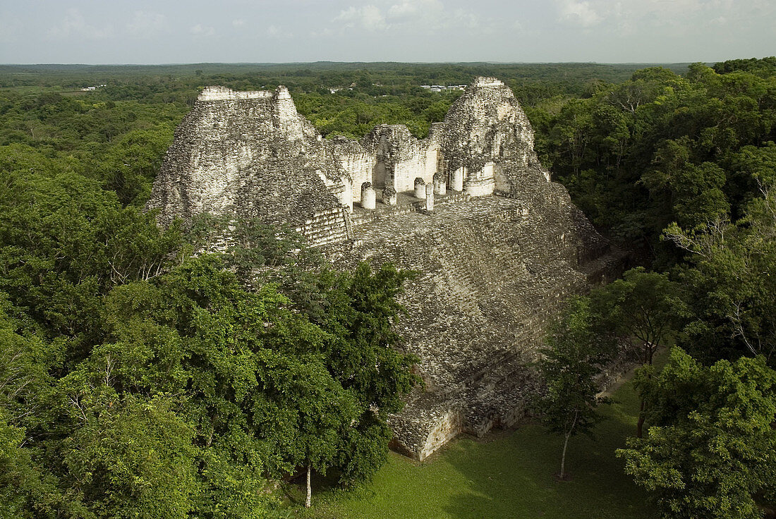 Mayan ruins. Becan. Campeche. Mexico.