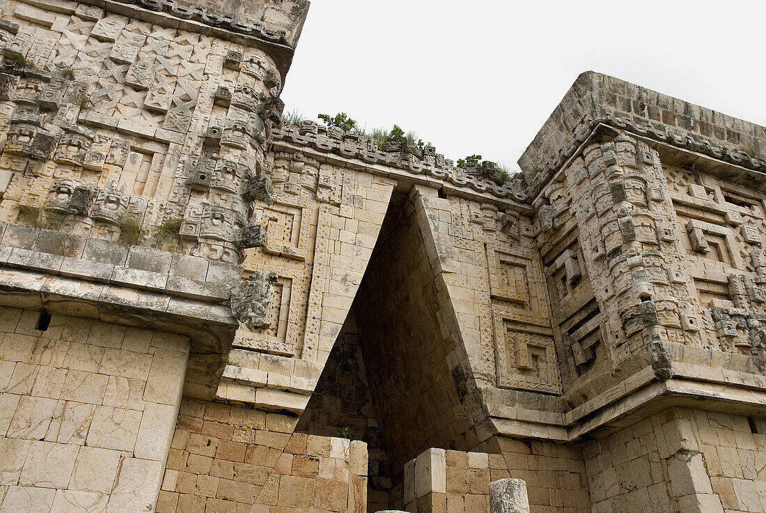 Mayan ruins. Puuc Road. Uxmal. Yucatan. Mexico.