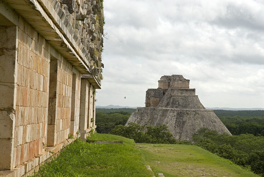 Mayan ruins. Puuc Road. Uxmal. Yucatan. Mexico.