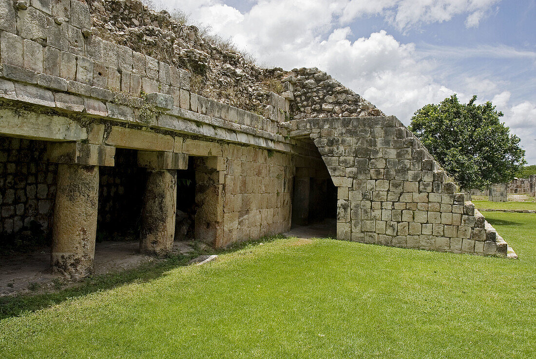 Mayan ruins of Kabah. Puuc Road. Yucatan. Mexico