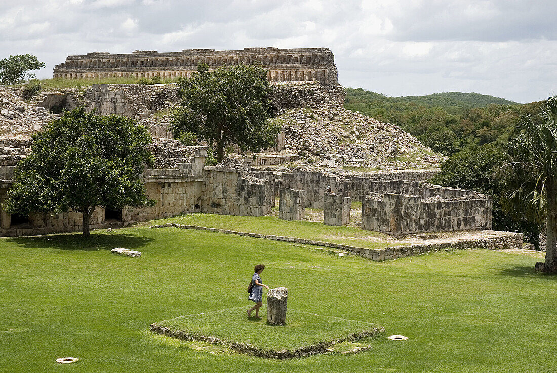 Mayan ruins of Kabah. Puuc Road. Yucatan. Mexico