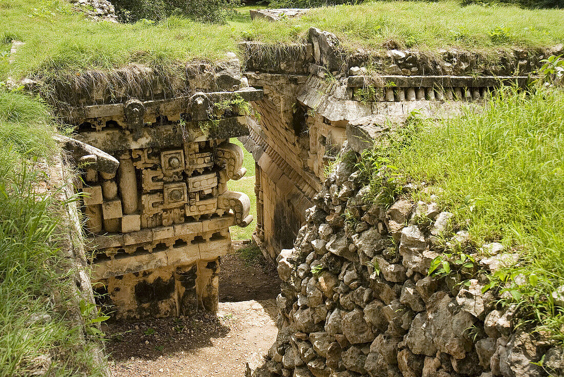 Mayan ruins. Labná. Puuc Road. Yucatan. Mexico