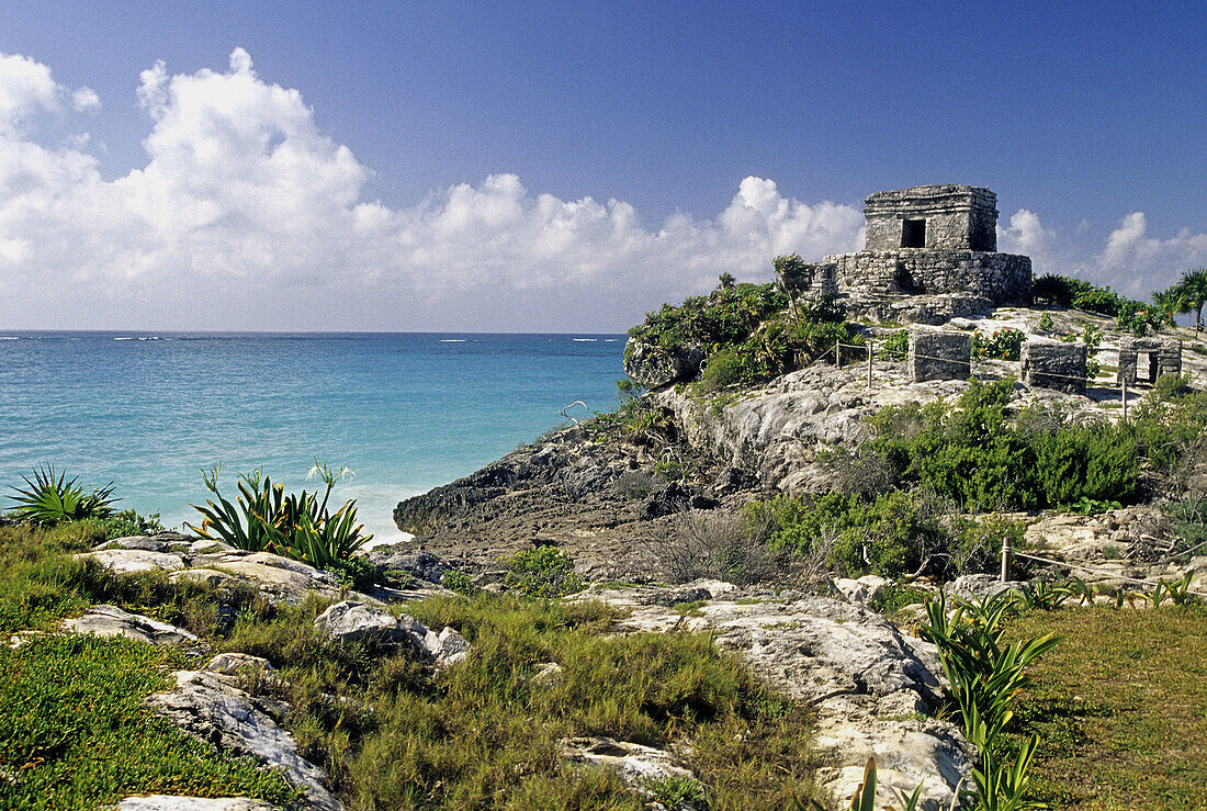 Mayan ruins. Tulum. Quintana Roo. Mexico.