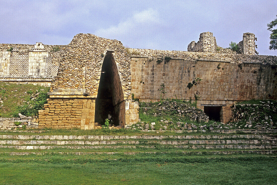 Mayan ruins. Puuc Road. Uxmal. Yucatan. Mexico.