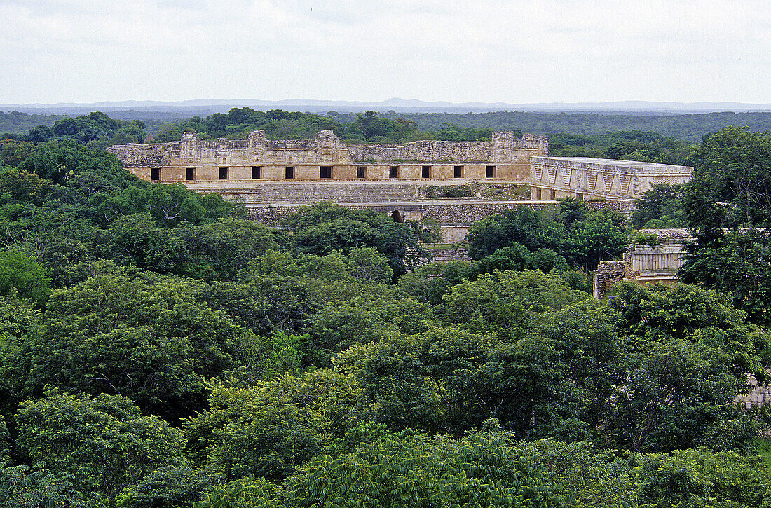 Mayan ruins. Puuc Road. Uxmal. Yucatan. Mexico.