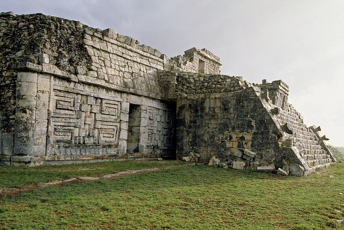 La Iglesia' temple, Mayan ruins of Chichen Itza. Yucatan, Mexico