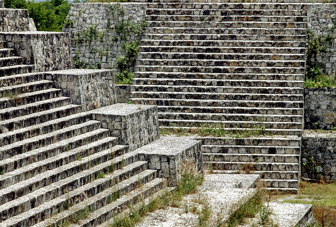 Edzná, Maya archaeological site. Campeche, Mexico