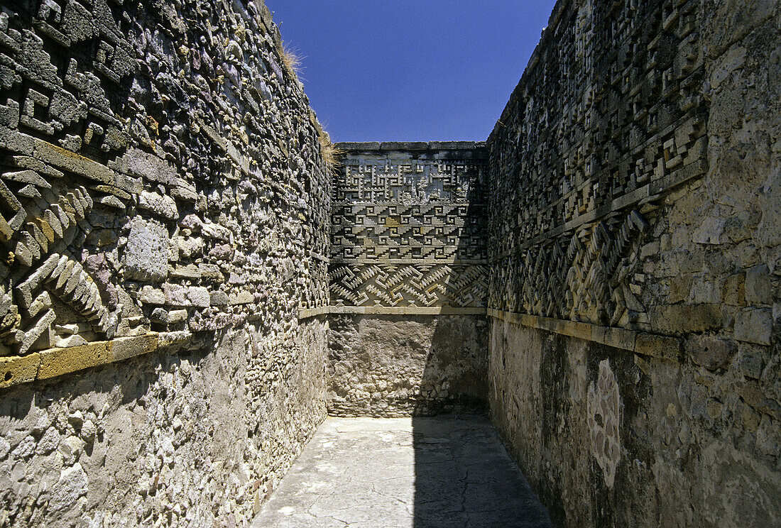 Mitla archaeological site. Oaxaca, Mexico