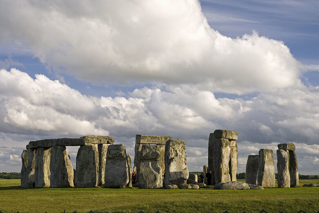 Stonehenge circle. Salisbury plain, Southern England. UK