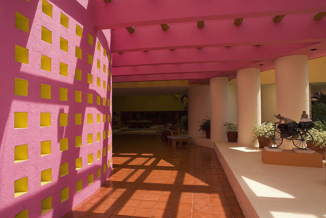 Architectural detail, Architectural details, Architecture, Art, Arts, Building, Buildings, Central America, Color, Colour, Contemporary, Daytime, Design, Designing, Empty, Hotel, Hotels, Indoor, Indoors, Interior, Jalisco, Latin America, Mexico, Modern, N