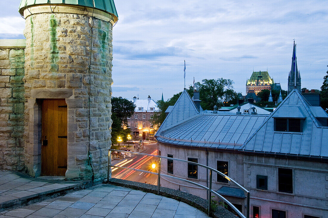 Saint-Louis town gate,  Quebec City. Quebec,  Canada