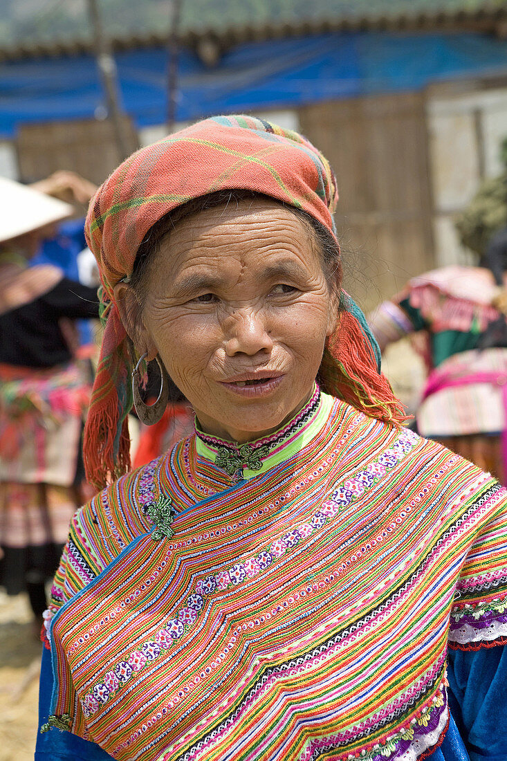 Hmong people in Bac Ha, Vietnam