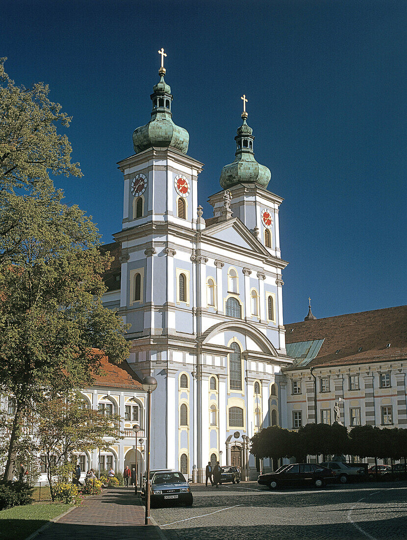 Church and monastery of Waldsassen,  Upper Palatinate,  Bavaria,  Germany
