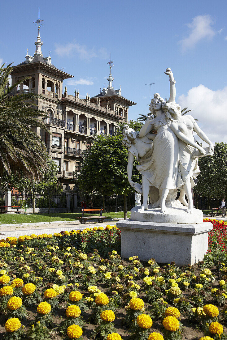 Paseo de Francia, San Sebastian, Guipuzcoa, Baskenland, Spanien