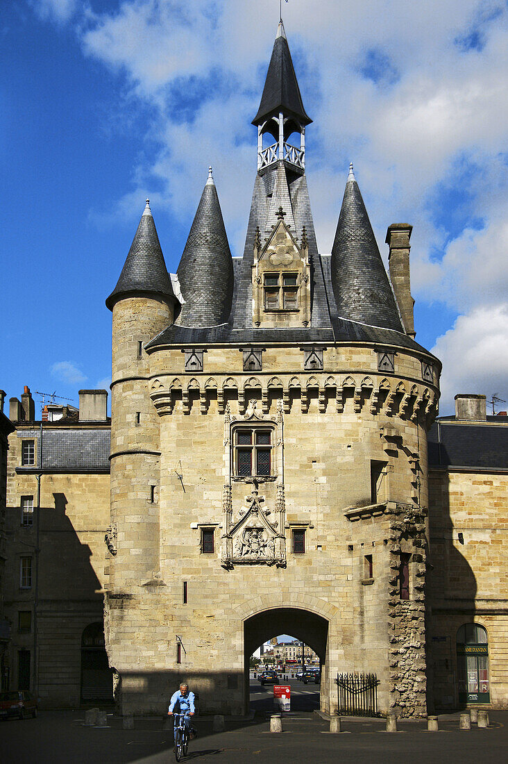 France. Gironde. Bordeaux.  ´Porte Cailhau´,  former city door, .