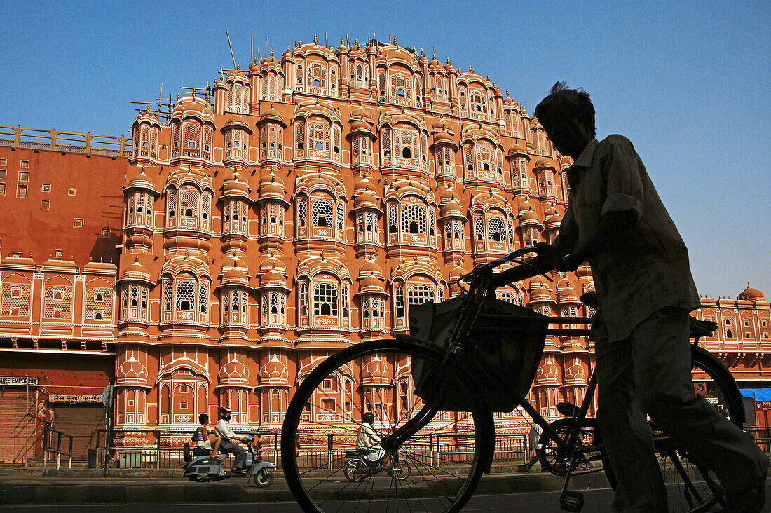 Hawa Mahal (Palace of Winds). Jaipur. Rajasthan,  India