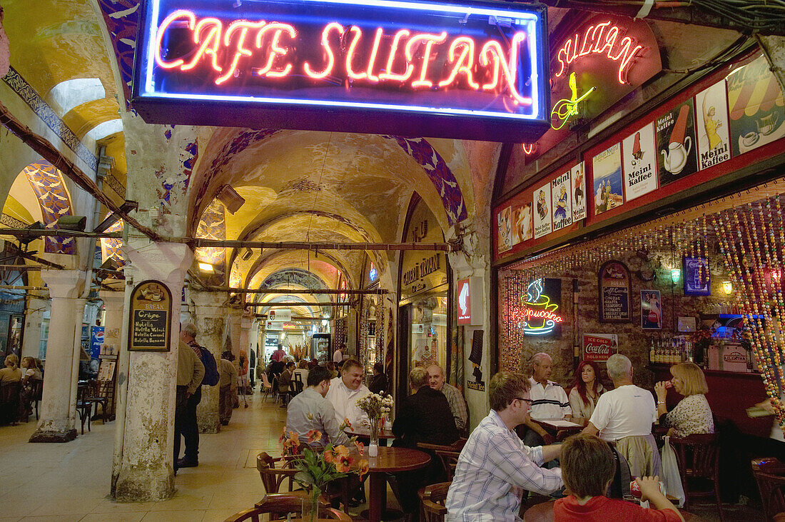 Cafe Sultan Grand Bazaar Istanbul Turkey